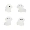 Micro Paisaje Creativo Luminoso Blanco Bichón Frisé Figura Linda Accesorios de Decoración DIY Adorno Mini para Escritorio de Oficina