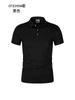 190g 40 Unidades Gelo Íon Cor Sólida Colarinho de Camisa Manga Curta Camisa Polo Logotipo Personalizado Estampado Uniforme de Classe Camisa Cultural Confortável