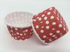 Xadrez Onda Ponto Filme Redondo Borda Enrolada Copo Rolo Copo de Papel para Cupcake PET Copo Muffin Resistente a Alta Temperatura Grande 5039