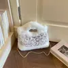 Bolso de Felpa Transfronterizo Otoño 2026 para Mujer, Bolso de Mano con Estampado de Leopardo Vintage, Bolso Cruzado de Cadena de Hombro Moderno