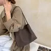 Bolso de Hombro para Mujer de Alta Gama, Tejido, Gran Capacidad, Ligero, para Salidas Diarias, Viajes, Perezoso, Sencillo