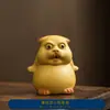 Adorno de Mascota de Té de Arcilla Púrpura Dehua, Juguete de Té Animal Pixiu del Zodiaco, Soporte para Incienso, Mascota de Té Pequeña que Cambia de Color