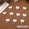 Remaches para Uñas Estilo Japonés de Estrella y Luna de Venta Caliente Transfronterizos, Decoraciones Metálicas Huecas Mixtas de Estrella y Luna, Accesorios DIY