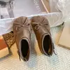 Botas de Cuero para Niñas 2026 Nuevo Otoño Estilo Británico Retro Infantil Botas Birkenstock Niñas Pequeñas Elegantes Versátiles Botines