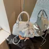 Bolsa Pequena de Verão Mais Vendida Transfronteiriça para Mulheres 2026 Nova Moda Versátil Bolsa Transversal Bolsa de Mão Bolsa Bowling Bolsa Almofada