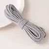 Pacote grande de corda trançada de algodão fiado no centro, de cor única, para decorações, fitas, acessórios de vestuário e artesanato DIY