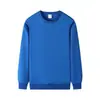 Moletom Pulôver Redondo Oversize Estilo High Street Americano para Homens e Mulheres 2026 Primavera/Outono Novo Estilo Cor Sólida Versátil