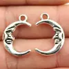 21x 15mm 1.8g multicolor DIY accesorios para joyería hecha a mano Colgante de Sol Luna estrella luna