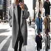 Invierno 2026 sitio independiente europeo y americano de Amazon TEMU abrigo largo de lana multicolor multitanlla para mujer
