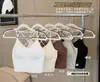 Nuevo Verano Forma de U Seda de Hielo Hermoso Espalda Envolvente Pecho Simple Transpirable Delgado Camisola Chaleco Ropa Interior y Exterior para Mujer Top