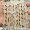 14mm pedra natural cristal ágata trevo de quatro folhas contas soltas semi-acabadas pulseira faça você mesmo acessórios de joias antigas atacado