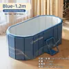 Bañera para Bebé Modelo Nuevo Transfronteriza, Piscina para Bebé sin Inflar, Bañera Plegable Integrada, Se Puede Acostar o Sentar, Tina de Baño para el Hogar