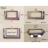Hardware Archivero de Hierro Marco para Etiqueta de Puerta Número Ranura para Tarjeta de Horquilla Plástico Acero Inoxidable Cajón Señal de Catálogo Accesorios