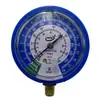 Manómetro de Presión de Refrigerante para Aire Acondicionado de Coche, Presión Alta y Baja, Cabezal de Manómetro Tipo Nieve, Manómetro de Llenado de Refrigerante, Herramienta de Reparación de Aire Acondicionado