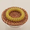 Diadema para el pelo de línea telefónica japonesa y coreana, sin costuras, gelatina translúcida, pulsera grande, anillo para el teléfono, cuerda para el pelo, goma para el pelo, cuerda para el pelo