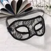 Máscara de Encaje Halloween Transfronteriza Cabeza Plana Linda Translúcida Fiesta de Disfraces Dama Máscara Veneciana Lote