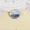 Broches divertidos estilo inglés europeo y americano, insignias de metal, accesorios para la ropa, pines de solapa con patrones geométricos circulares, venta al por mayor de fábrica