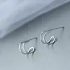 Nafu Pavilion Joias de Prata Atacado Moda Feminina Casual Brincos Pequenos Brincos de Prata 925 em Toda a Superfície
