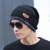 Gorro de Tricô para Homens e Mulheres, Gorro de Inverno Espessado, Proteção Quente para Orelhas, Gorro para Cobrir a Cabeça, Cachecol de Gola Quente Tendência para Ciclismo, Gorro de Lã, À Prova de Frio para Adultos