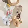 Gafas de Sol de Corazón Lindas y Divertidas Colgante de Gato Blanco Funda para Teléfono Móvil Lanyard Bolso Corto Llavero Cadena para Colgar Universal