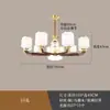 Nuevo Candelabro de Cobre Estilo Chino para Sala de Estar, Simple y Elegante para Comedor, Candelabro Zen de Madera Maciza Estilo Chino para Villa Dúplex