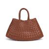 Bolso de Mano de Gran Capacidad Retro Moderno Transfronterizo Bolso Tejido a Mano Bolso Tote de Hombro para Negocios para Viajeros