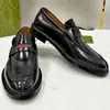 Zapatos de Piel de Lujo para Hombre Mocasines Charol Piel de Vaca Lisa Sin Cordones Zapatos Casuales de Negocios Zapatos de Vestir Punta Redonda
