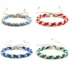 Pulsera de cuerda para pareja de color directo de fábrica, pulsera étnica tejida a mano, pulsera sencilla para estudiante fresco versión coreana