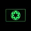 Brazalete de goma con velcro de PVC 3D, parche de goma, bolsa exterior Star Wars con lugar para insignia personalizada