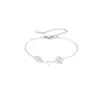 Collar Combinado de Acero Inoxidable Simple Transfronterizo Colgante Doble Cadena para Clavícula Niche Nudo de Bruja Estrella de Cinco Puntas Hueca Colgante
