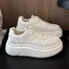 Zapatillas Blancas de Suela Gruesa para Mujer, Nuevas Versátiles Populares Deportivas Casuales Primavera y Otoño 2026, Zapatillas Ligeras que Aumentan la Altura