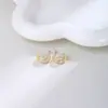 Pendientes de Botón con Forma de Cruz Completamente de Circonita, Estilo de Lujo Ligero de Nicho, Pendientes de Moda y Elegantes con Cierres de Plata de Ley 925, Sensación de Alta Gama
