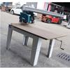 Sierra manual para cortar madera, sierra longitudinal y transversal de aleación de aluminio, mesa pequeña, sierra de brazo basculante del mismo ángulo
