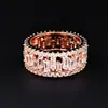 Explosiones de comercio electrónico transfronterizo moda lujo círculo completo circonita anillo de boda femenino joyería de anillo europea y americana al por mayor R7881