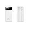 Power bank de carga superrápida de 22.5W más vendido transfronterizo con cables duales, capacidad de 20000 mAh y logotipo personalizable