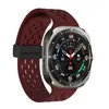 Adecuado para Samsung Galaxy Watch7 Ultra Smartwatch 47 Agujero de Hebilla Magnética Correa de Silicona Transpirable