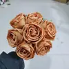 Simulação de flor de seda rosa de concubina imperial única pastoral 7 decoração de casamento segurando flor Mesa de Casa Arte Floral