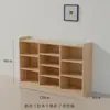 Gabinete de Madera Maciza para Jardín de Infantes, Gabinete de Juguetes con Rejilla, Estantería de Almacenamiento de Madera para Niños, Gabinete Combinado de Madera Natural para Esquina, Materiales Didácticos Montessori