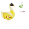 Globos de Helio Metálicos con Forma de Cisne Animal de Dibujos Animados Transfronterizos Flotan en el Aire y Pueden Volar, Adecuados para Puestos y Parques, Globos de Juguete
