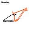 Cuadro FastFish Mountain Softtail Aleación de Aluminio Liberación Rápida Freno de Disco 27.5 pulgadas Amortiguador Cuadro de Bicicleta Todoterreno