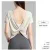 Nuevo cubrebocas deportivo de verano para mujer, fino y con caída, top de yoga que favorece la figura, top de fitness sexy y transpirable