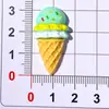 Nuevos Conos de Helado de Caramelo de Comida de Simulación de Resina Decoración DIY para Funda de Teléfono Pasador para el Cabello Accesorios para el Cabello Venta al por Mayor