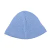 2022 Nuevo gorro de pescador de lana primavera y otoño japonés lindo color sólido gorro de punto para mujer gorro de lana versátil suministro de fábrica