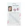 En stock Amazon Festival de Música Explosiones Pegatinas Faciales Artísticas Pegatinas de Diamantes Pegatinas de Diamantes Acrílicos Accesorios Faciales para Niños