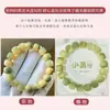 Pulsera de Raíz de Bodhi Verde Degradado Natural sin Teñir para Hombres y Mujeres, Suave y Elegante para Envolver el Dedo, Cuentas de Oración Budista, Pulsera de Moda