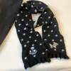 Bufanda de Punto de Doble Cara con Pequeño Ciervo para Niñas Invierno Estilo Coreano de Gama Alta Atmósfera Cuello Grueso Cálido de Lana Pequeño Protector de Cuello