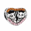 Panjia Nuevo Caliente Plata Mickey Dumbo Cachorro Cuentas DIY Accesorios Pulsera Mano
