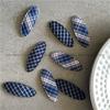Grampo de Tecido Acolchoado Colorido Contrastante, Simples e Elegante, para Cabelos Quebrados e Franjas, Grampo Oval Fofo para Menina, Presilha Lateral