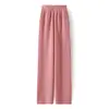 ¡Un Imprescindible para Tallas Grandes! Pantalones de Lana Sueltos y Cómodos para Mujer, Pantalones Largos de Lana Pura de Otoño, Pantalones Casuales Negros de Pierna Ancha