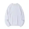 Sudadera de cuello redondo para hombre y mujer, nuevo modelo otoño e invierno 2026, camiseta base de color liso de 280 g, camiseta de manga larga de algodón multicolor para hombre